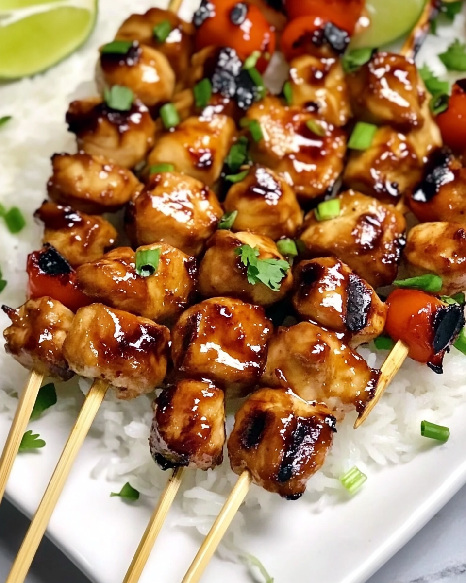 Teriyaki Chicken Skewers