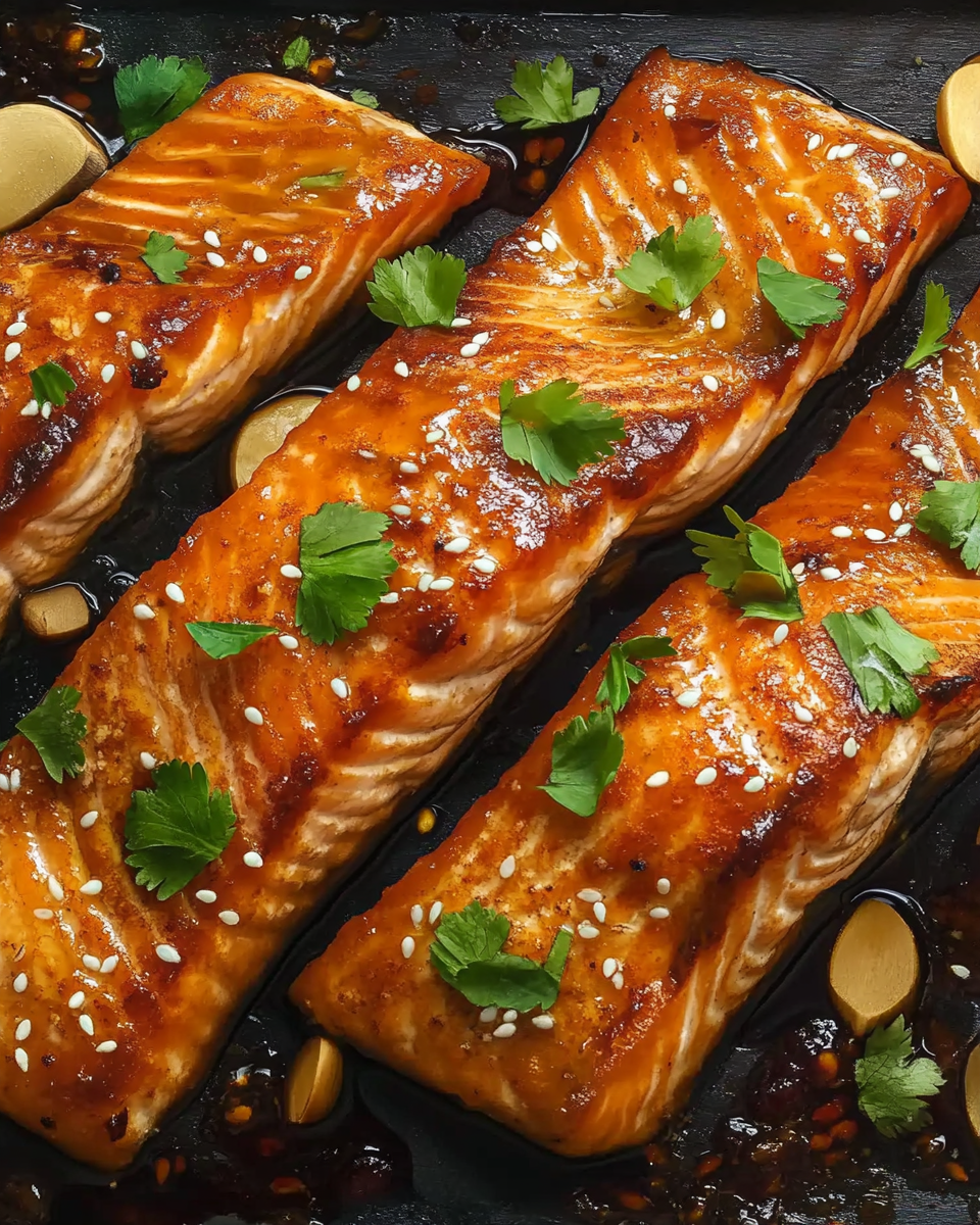 Asian Baked Teriyaki Salmon in Foil
