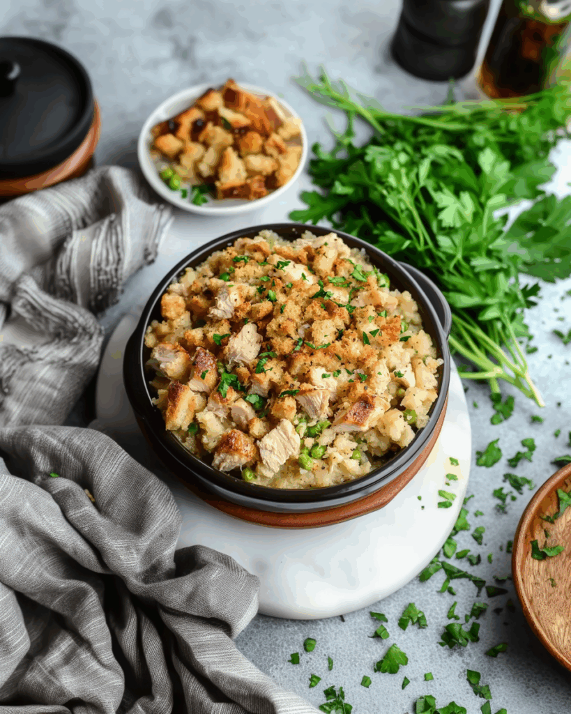 Crockpot Chicken and Stuffing