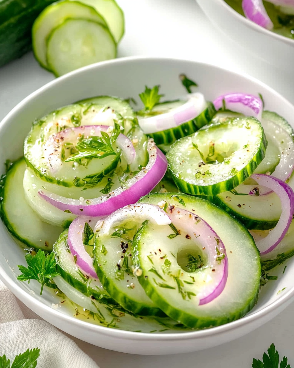 Cucumber Onion Salad