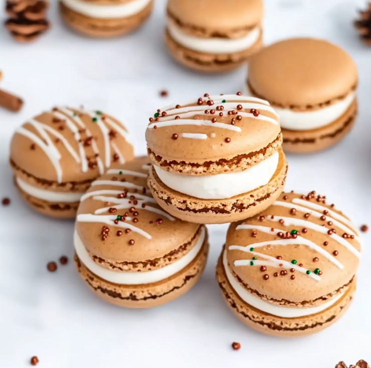 Gingerbread Macarons