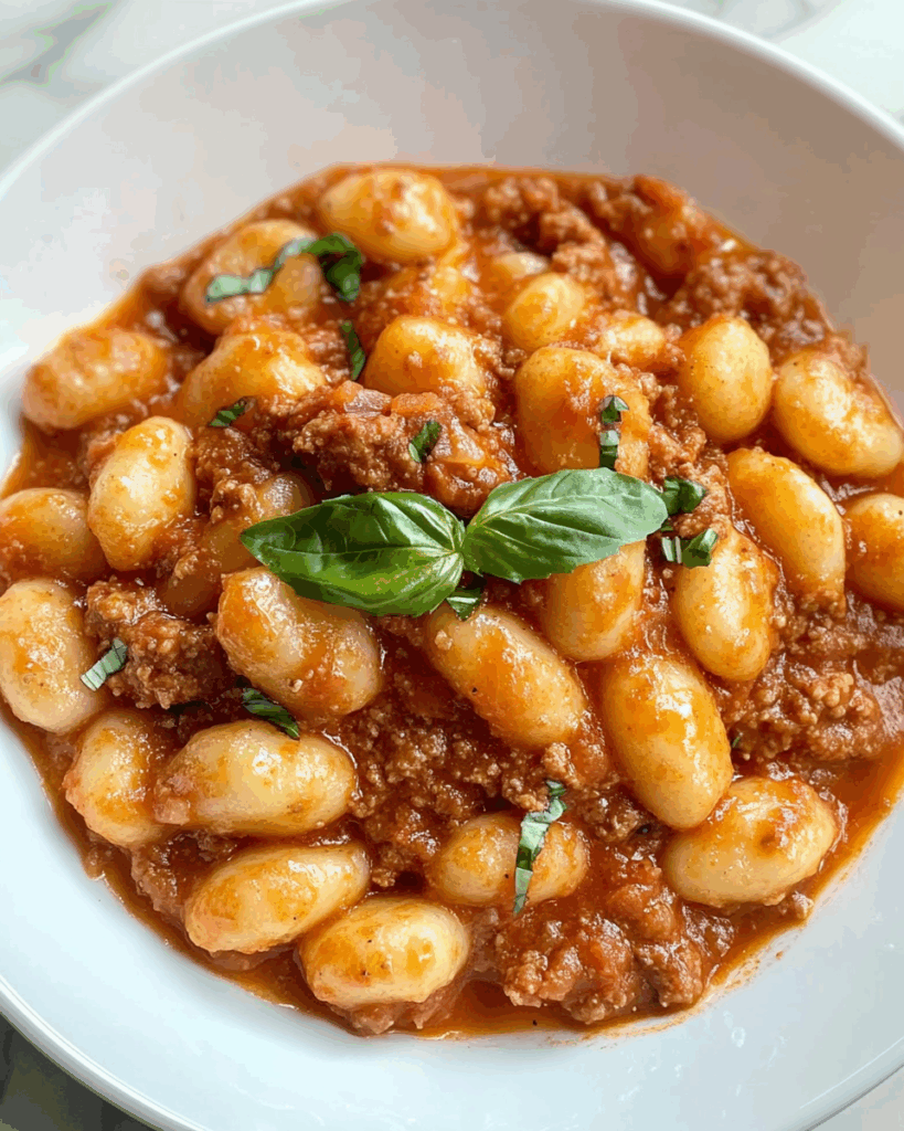 Gnocchi Bolognese