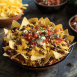 Easy Layered Nacho Casserole