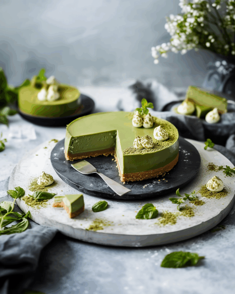 Pistachio Matcha Tart