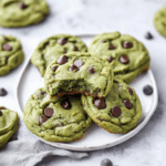 Matcha Chocolate Chip Cookies