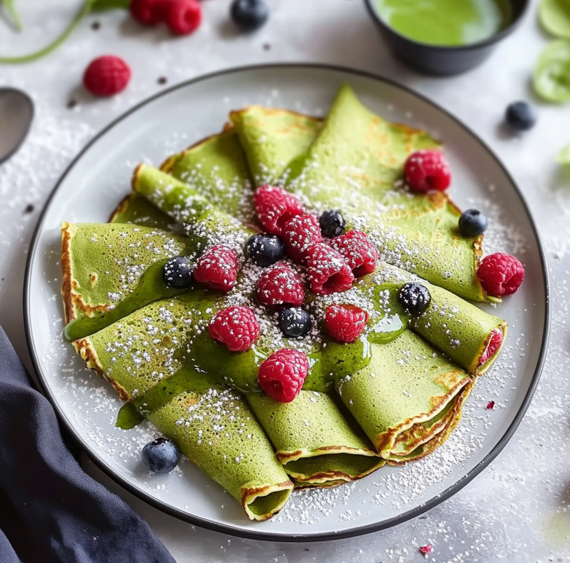 Matcha Crepes