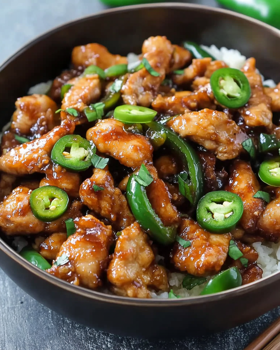 Asian Jalapeno Chicken