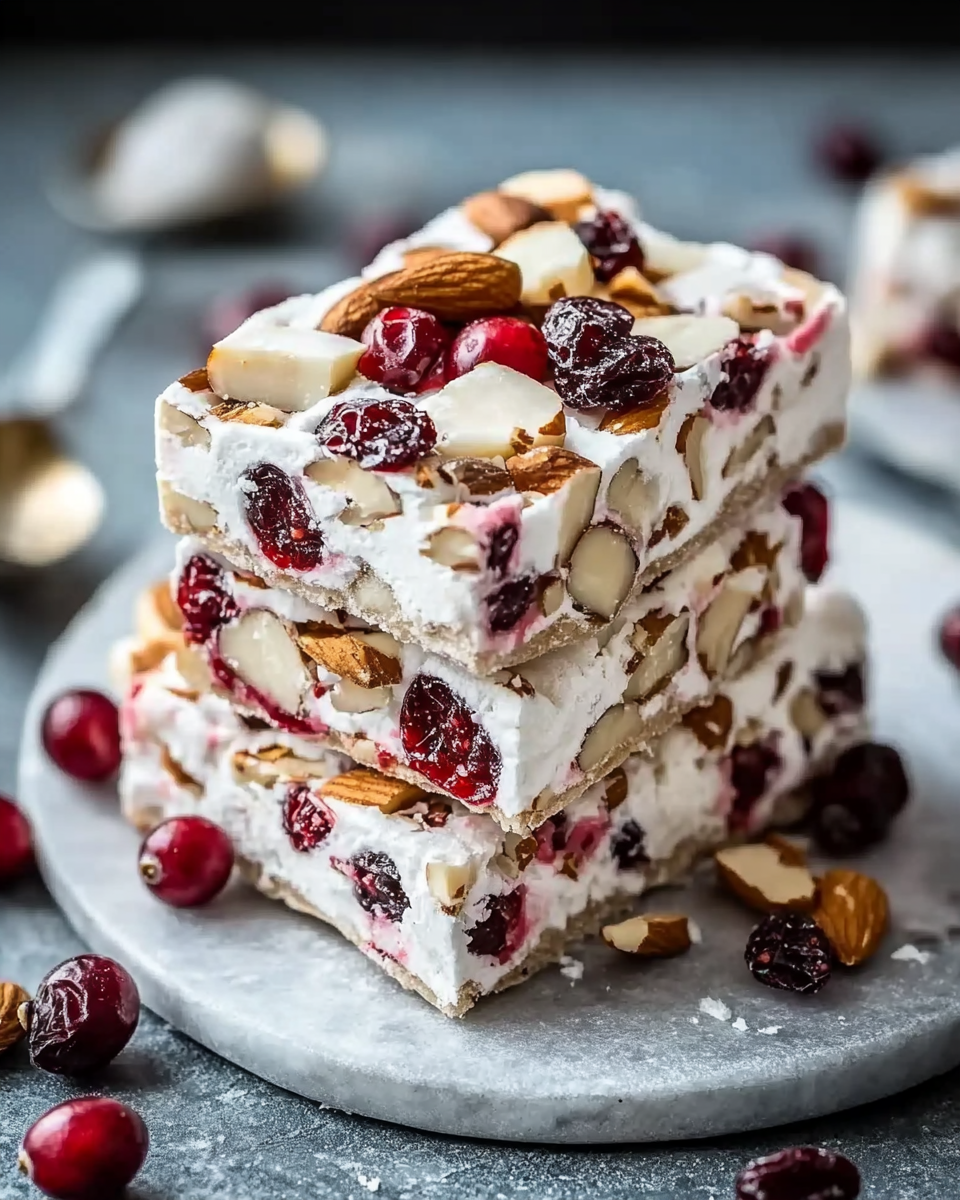 Marshmallow Nougat Bars