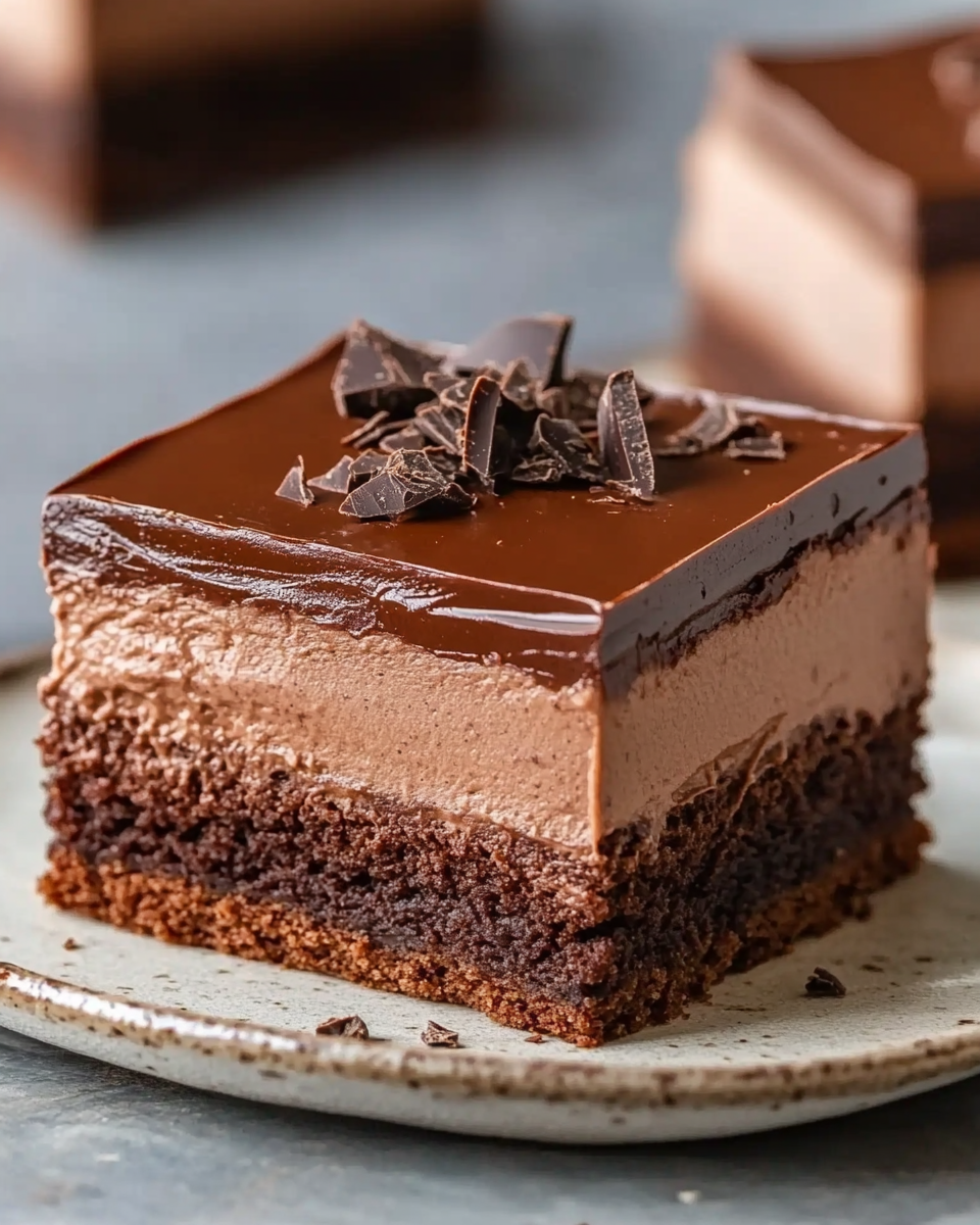 Chocolate Mousse Brownies