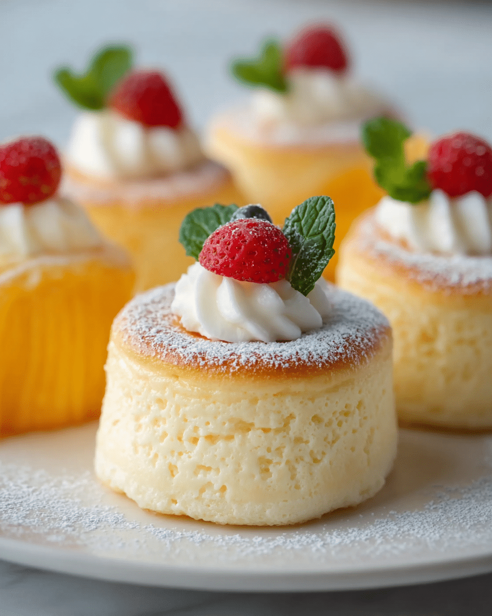 Japanese Mini Cotton Cheesecake