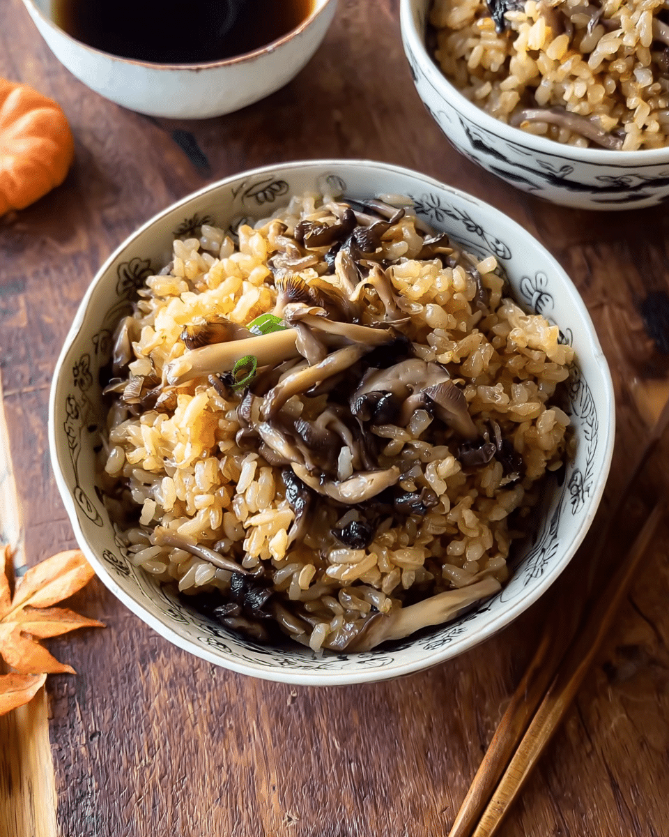 Japanese Mushroom Rice