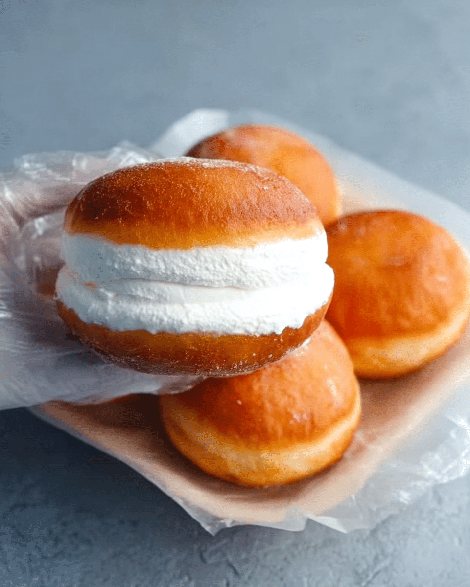 Korean Milk Cream Donuts