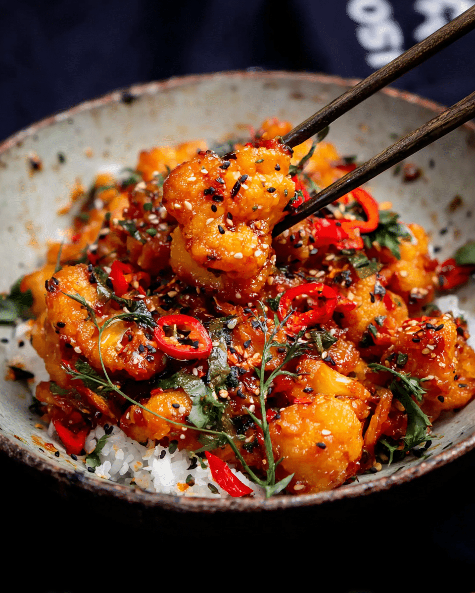 Sweet Chilli Cauliflower