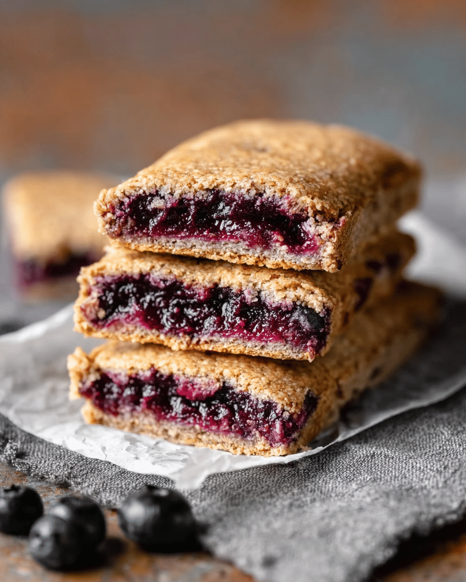 Blueberry Soft Baked Bars