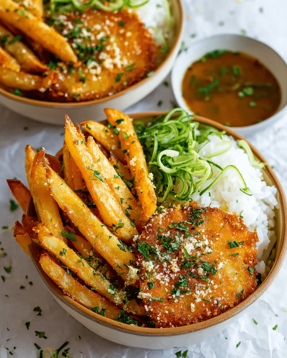 Crispy Garlic Parmesan Fries