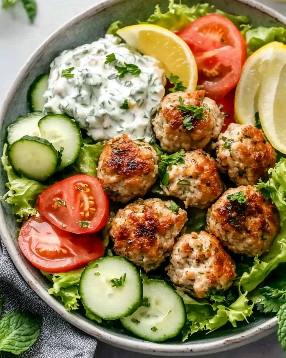 Greek Chicken Meatballs