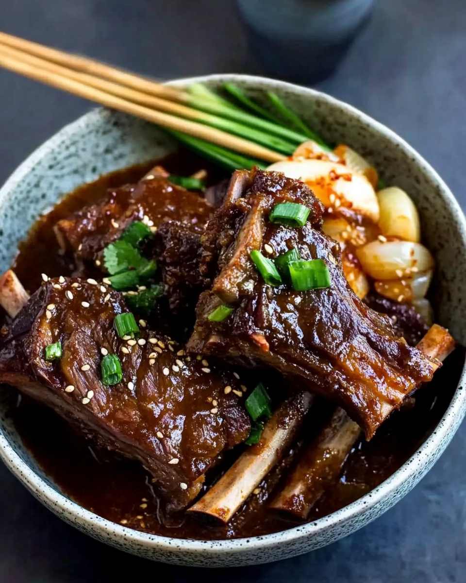 Korean Braised Beef Short Ribs
