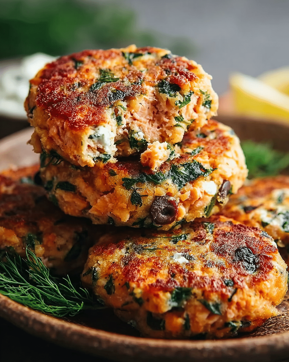 Mediterranean Salmon Patties
