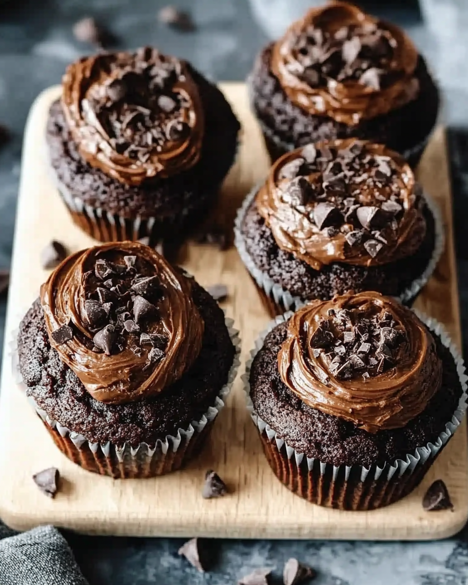 Olive Oil Chocolate Muffins