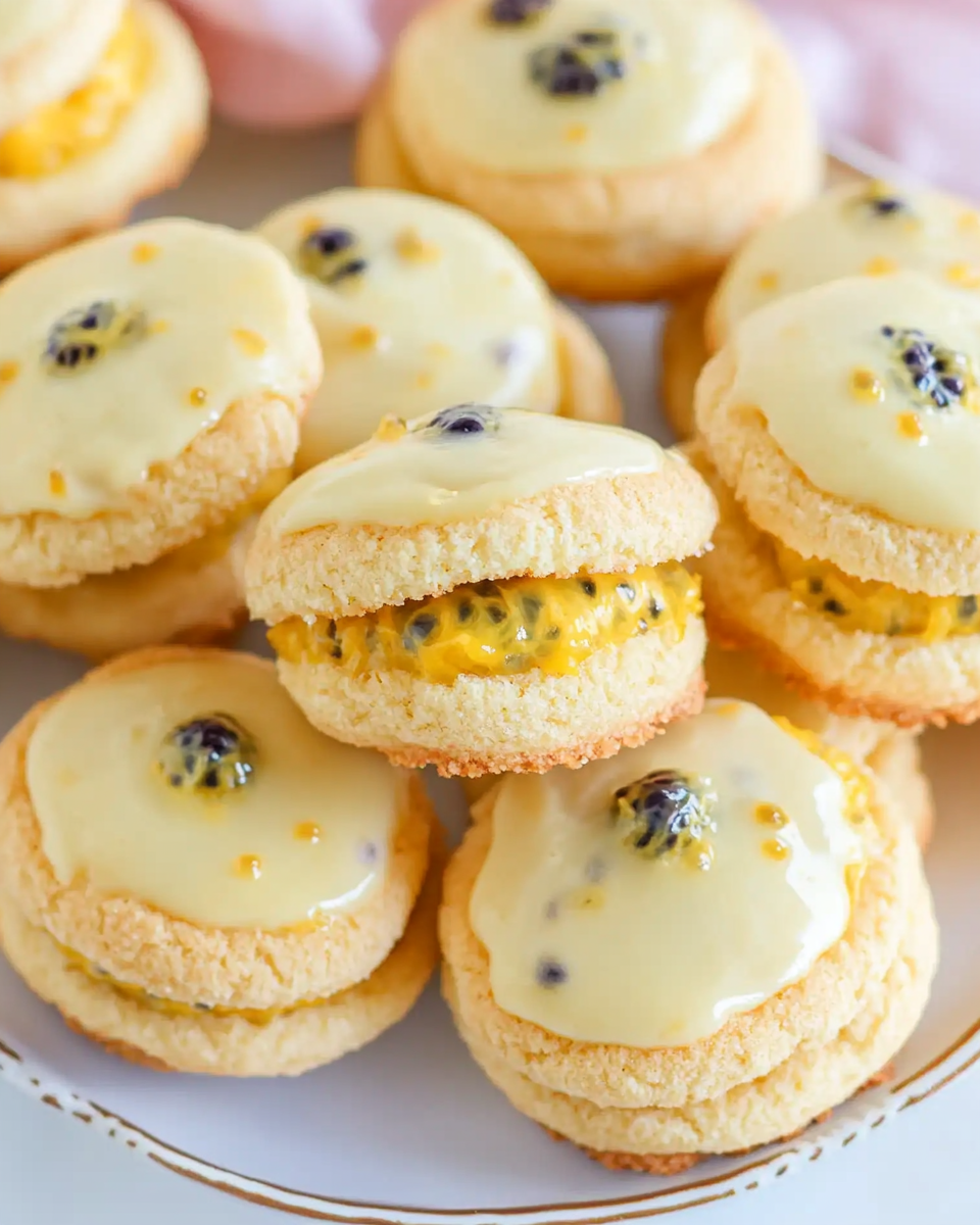 Passionfruit Sponge Cookies