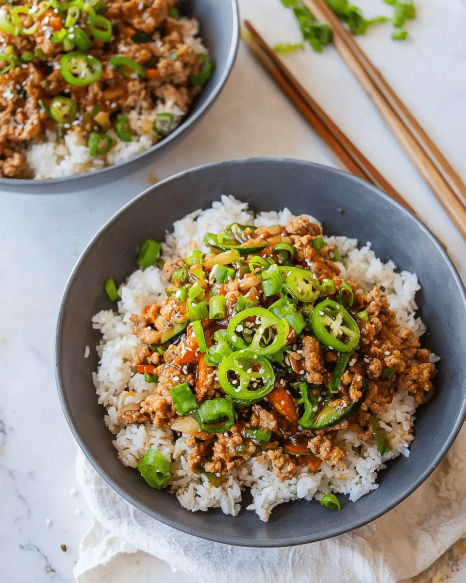 Teriyaki Turkey Rice Bowls