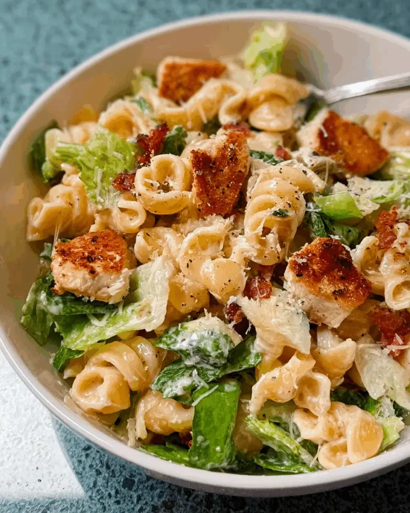 Chicken Caesar Pasta Salad
