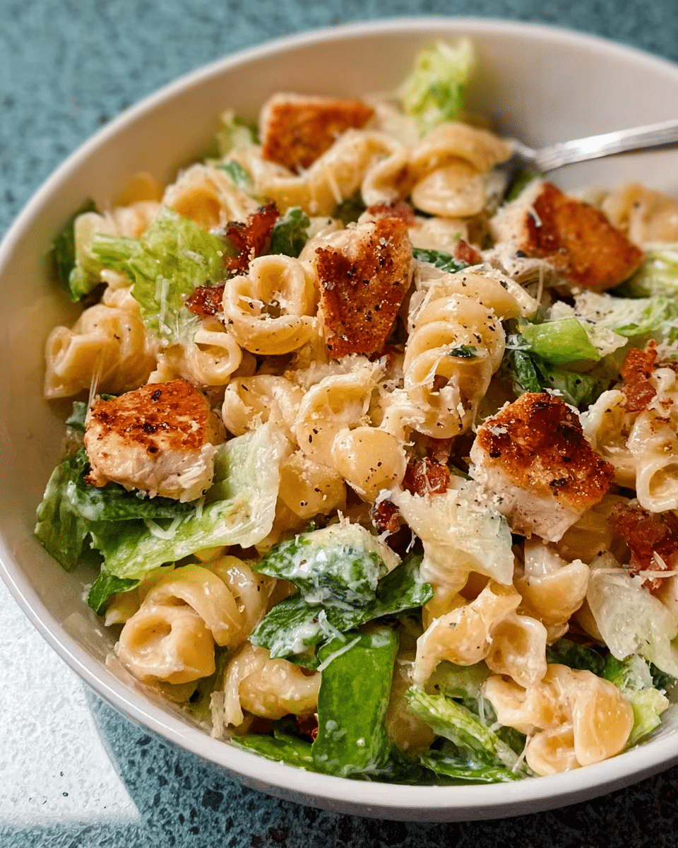 Chicken Caesar Pasta Salad