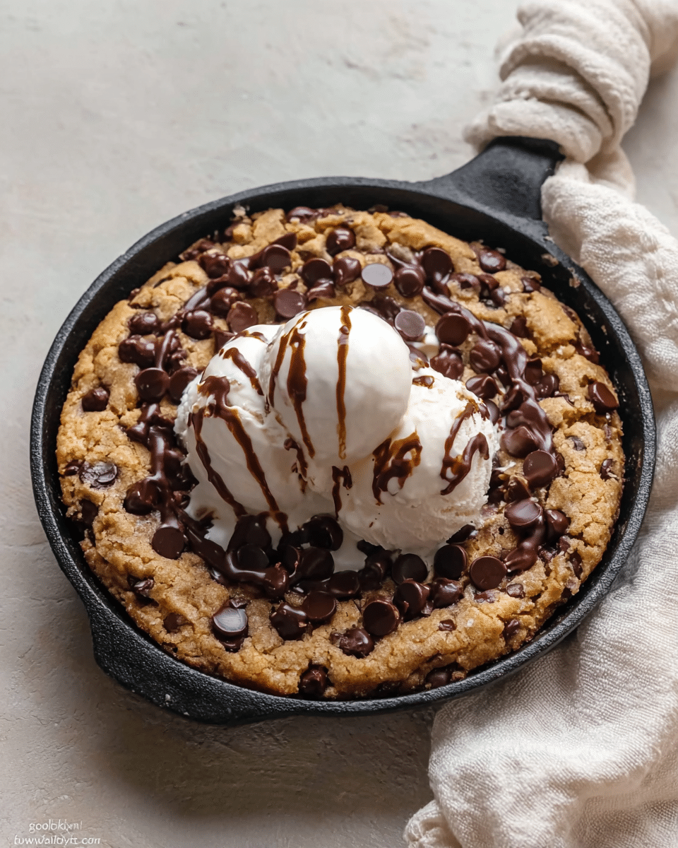Chocolate Chip Skillet Cookie