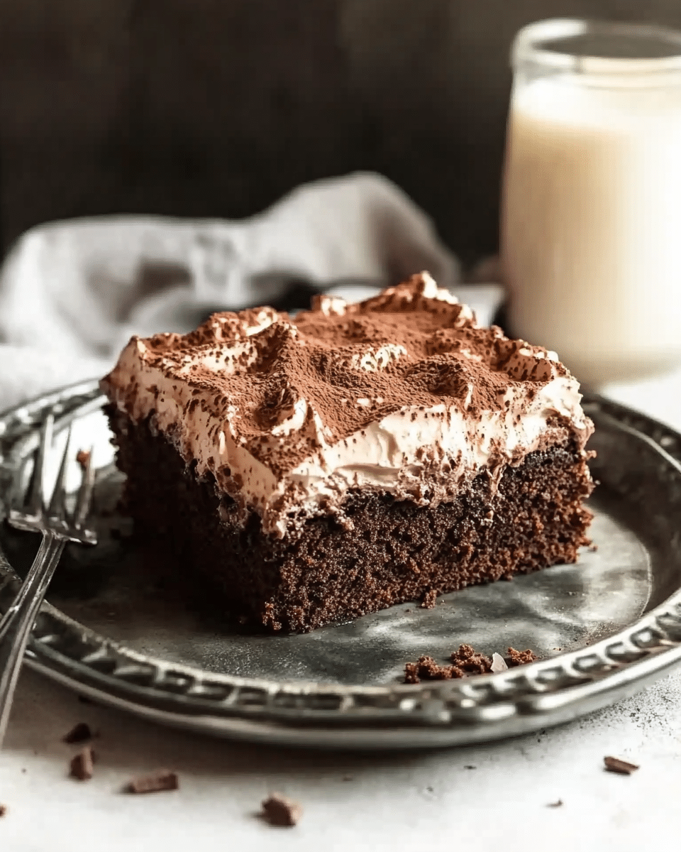 Chocolate Tres Leches Cake