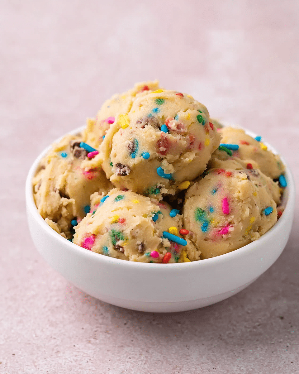 Edible Funfetti Cookie Dough