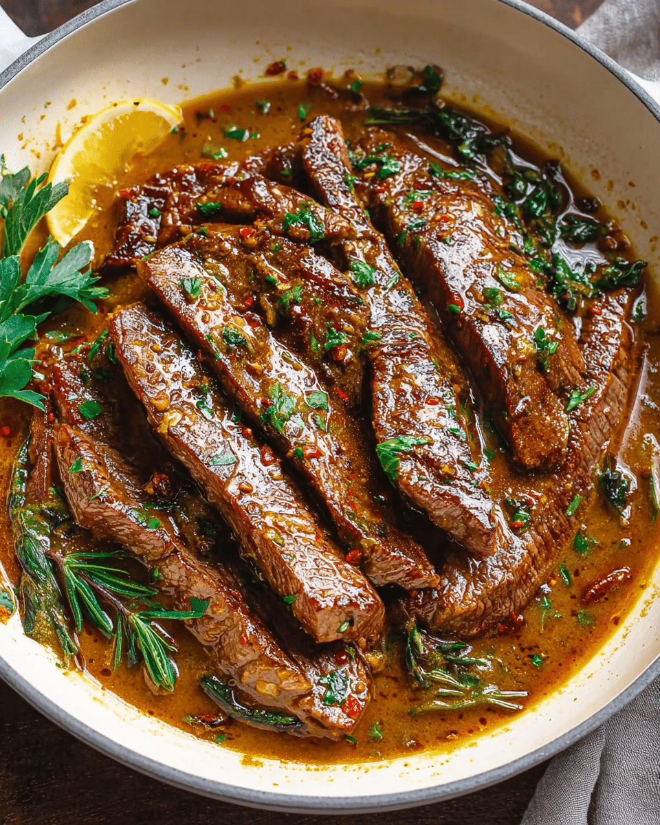 Pan-Seared Steak in Butter Sauce