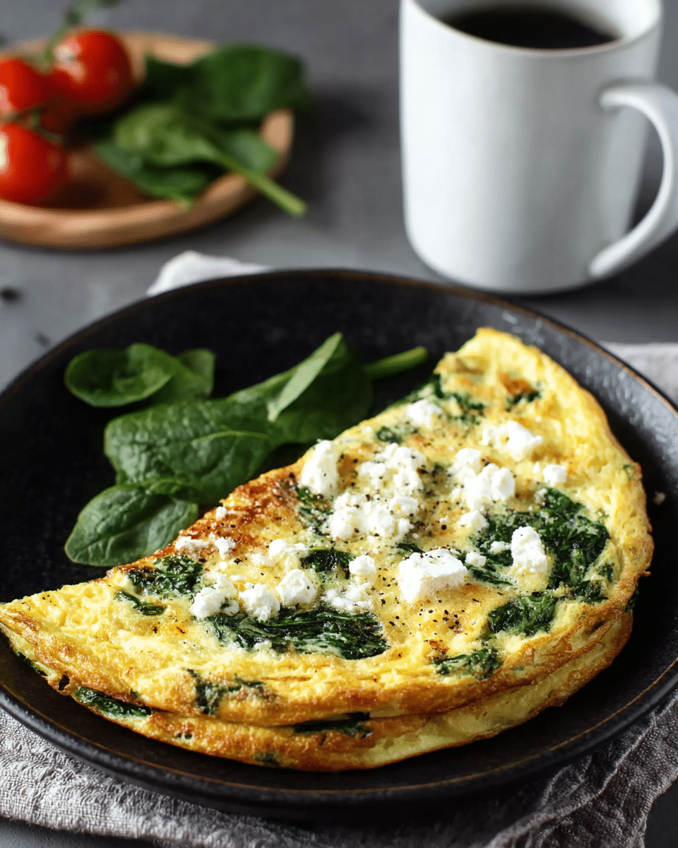 Spinach & Feta Omelette