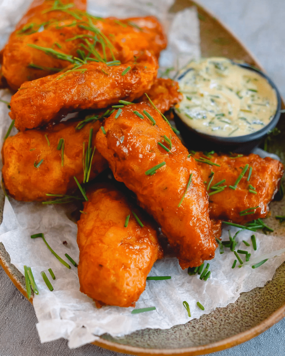 Vegan Chickpea Buffalo Wings