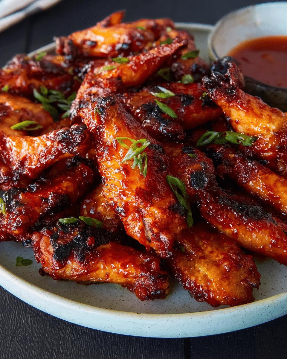 Honey Sriracha Chicken Wings