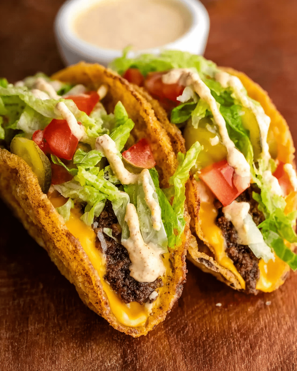 Big Mac Tacos (Smash Burger Tacos)