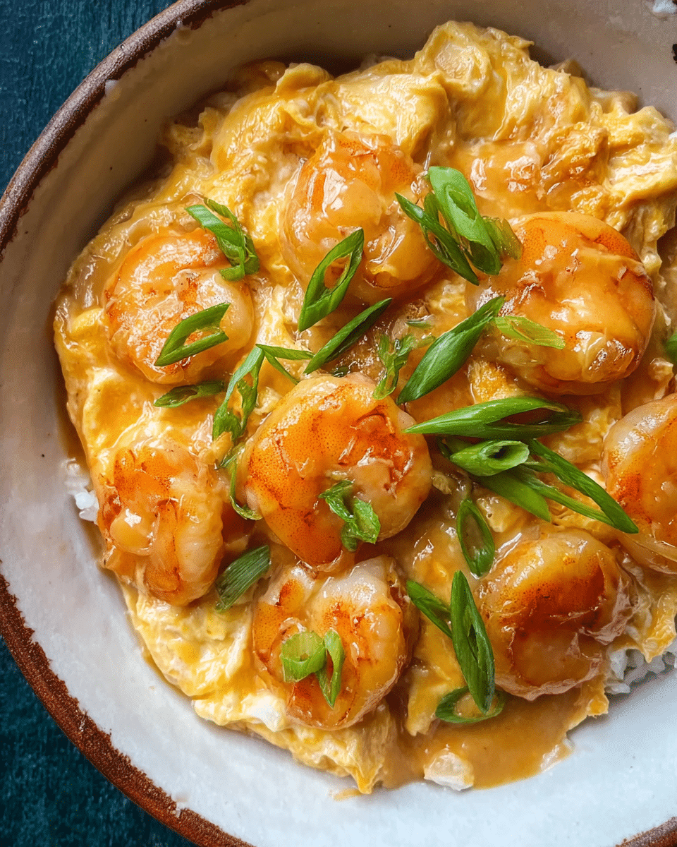 Cantonese Silky Scrambled Eggs & Shrimp