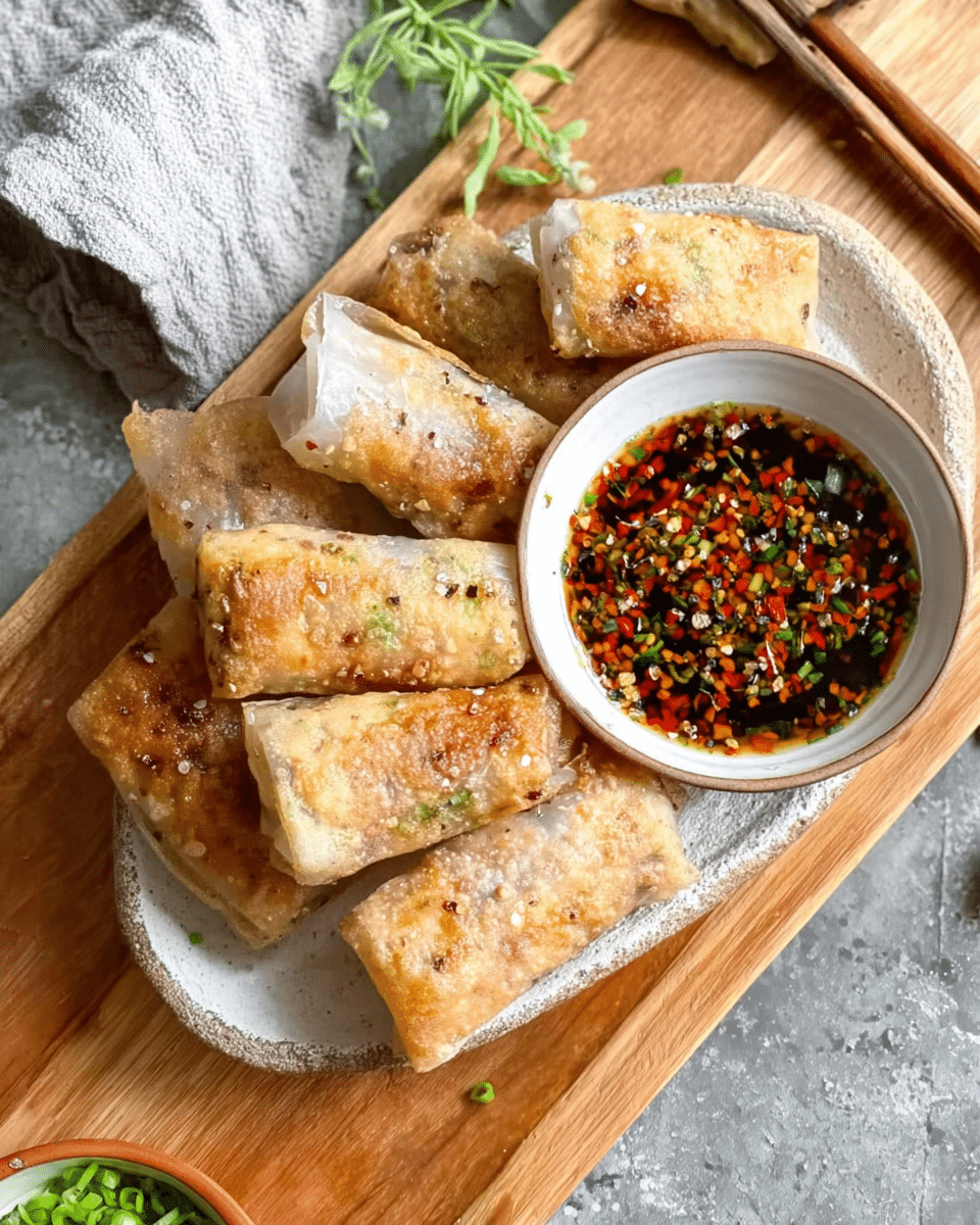 Crispy Rice Paper Dumplings