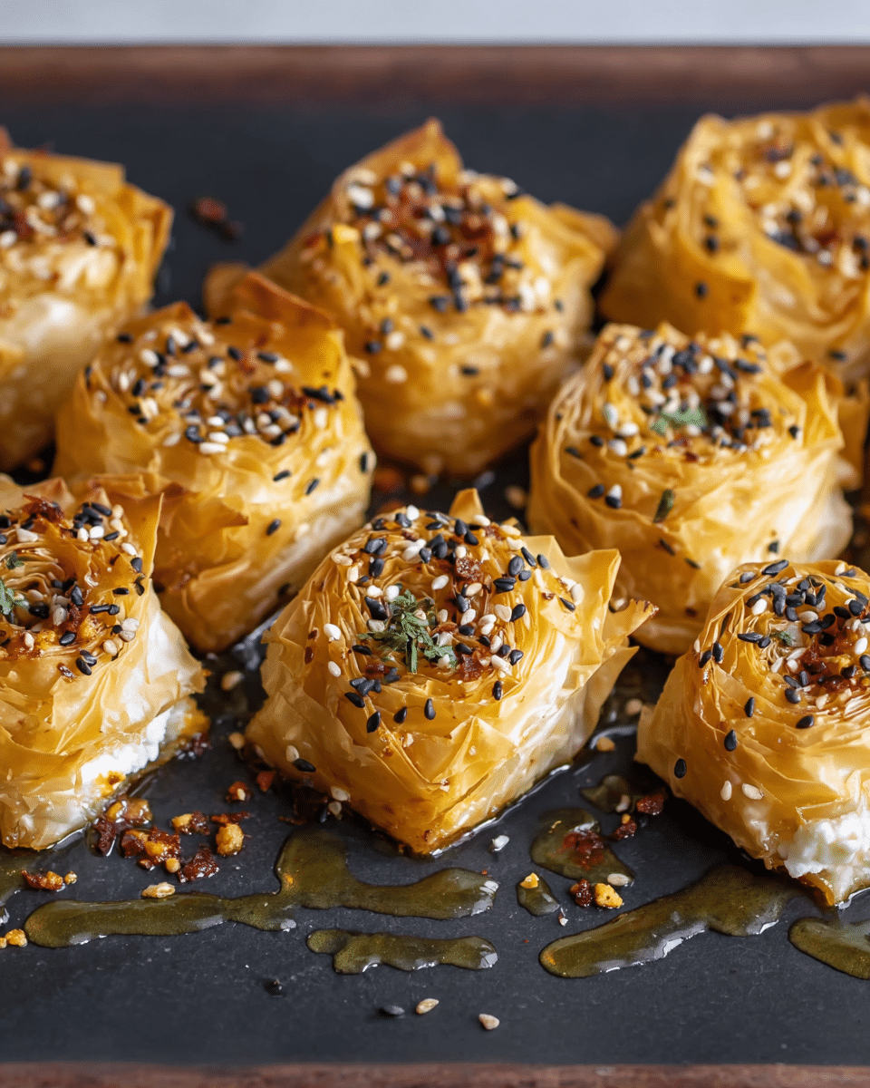 Feta Chilli Fillo Bites