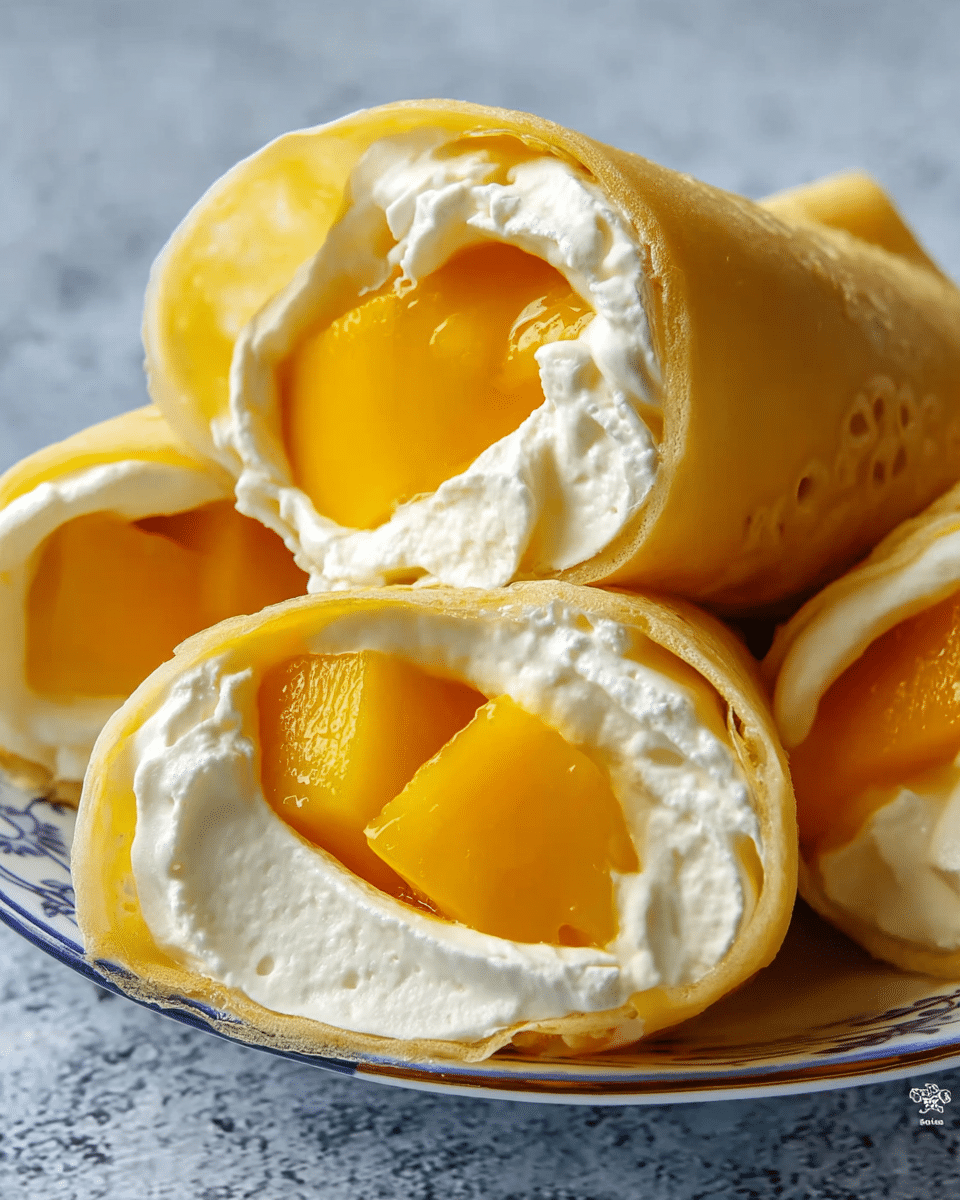 Pillowy Mango Pancakes