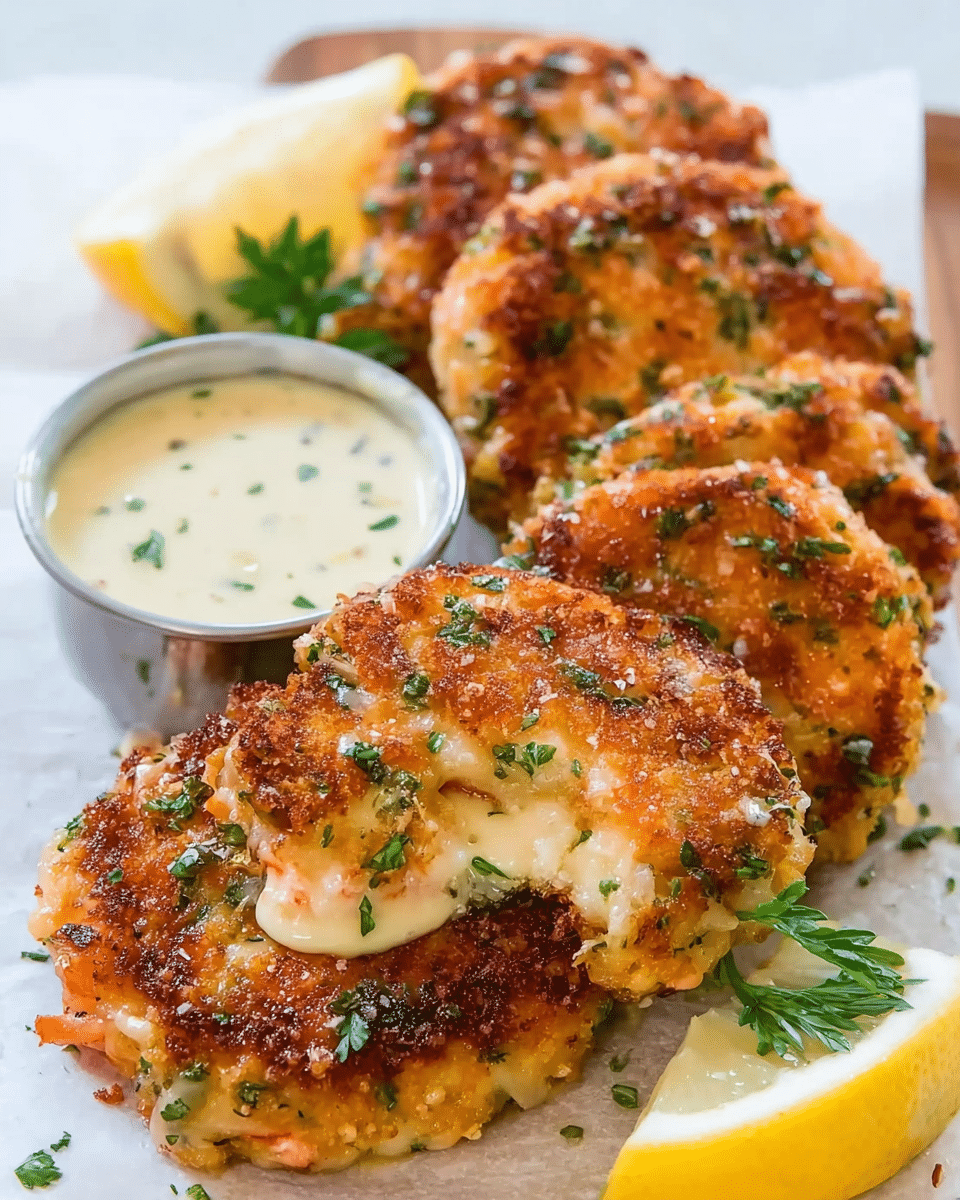 Shrimp Cakes with Lemon Aioli