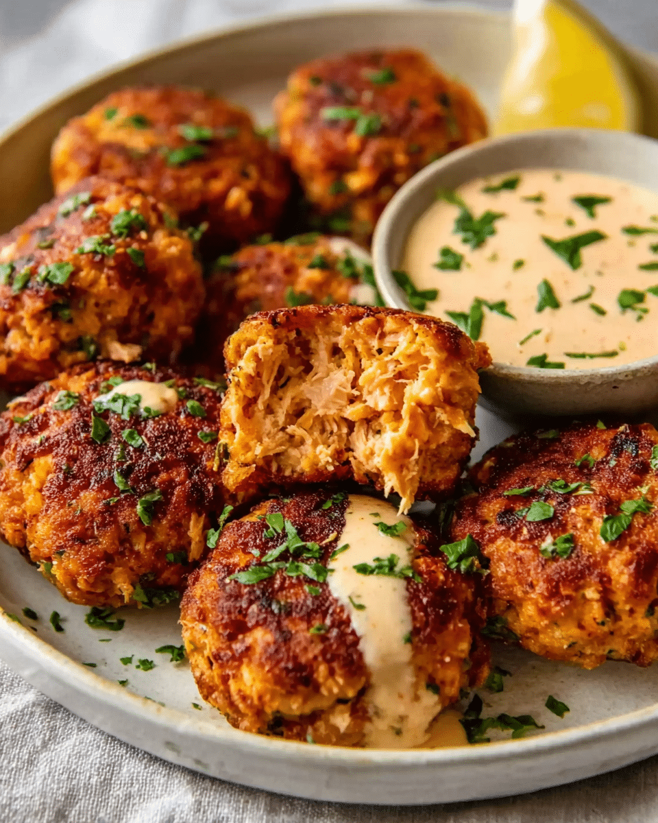 Crispy Pan Fried Salmon Croquettes