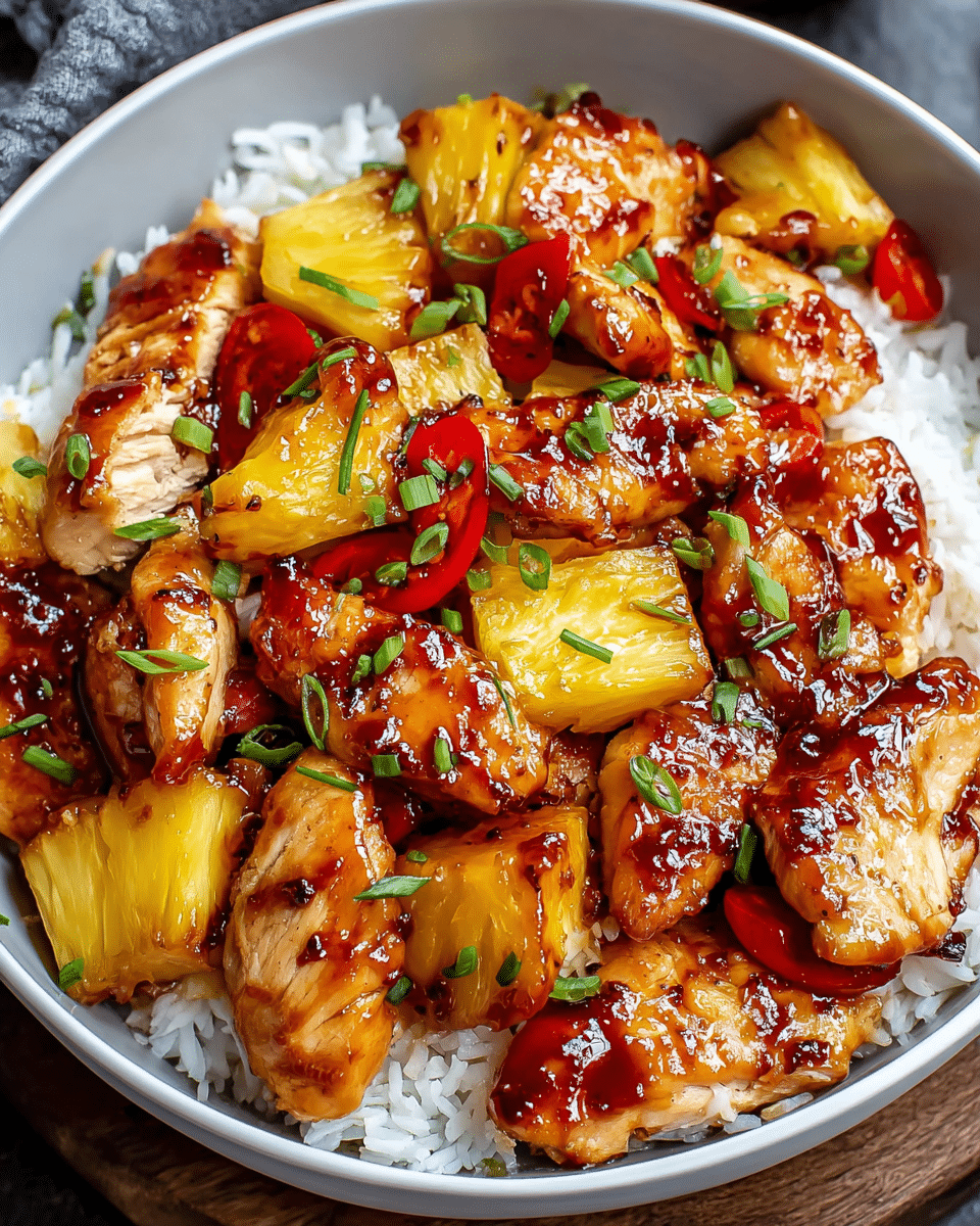 Air Fryer Pineapple Chicken