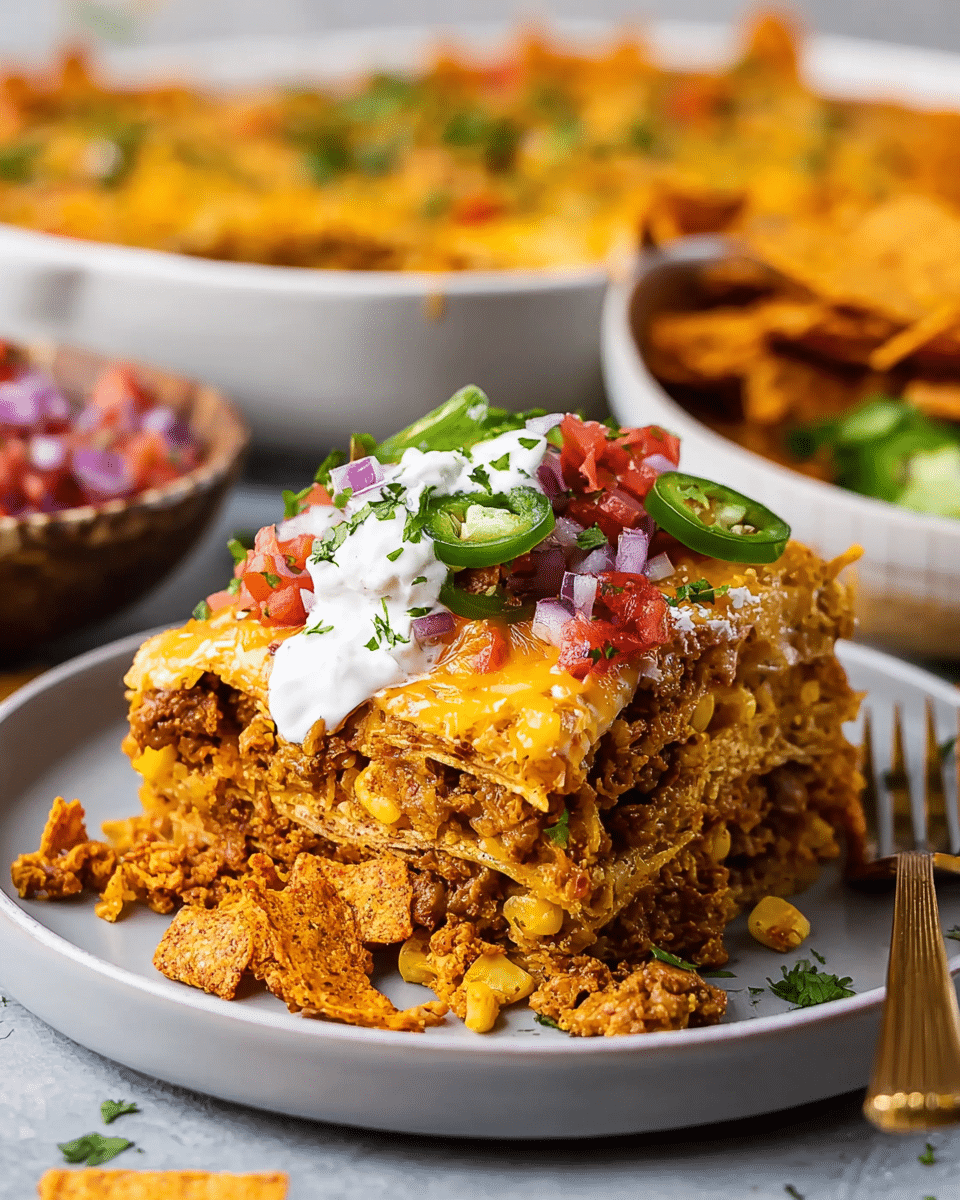 Cool Ranch Turkey Taco Casserole