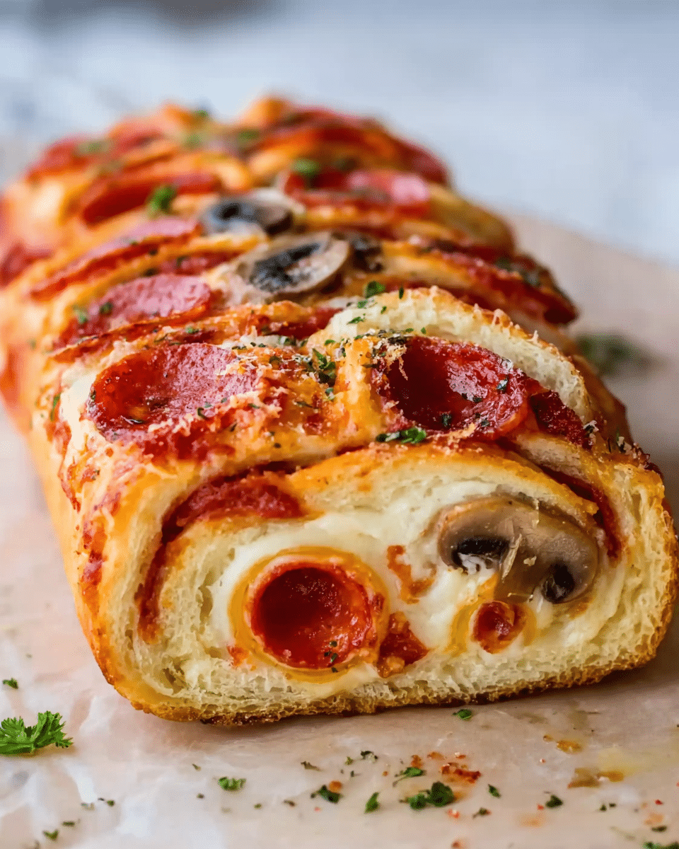 Pepperoni Pizza Loaf