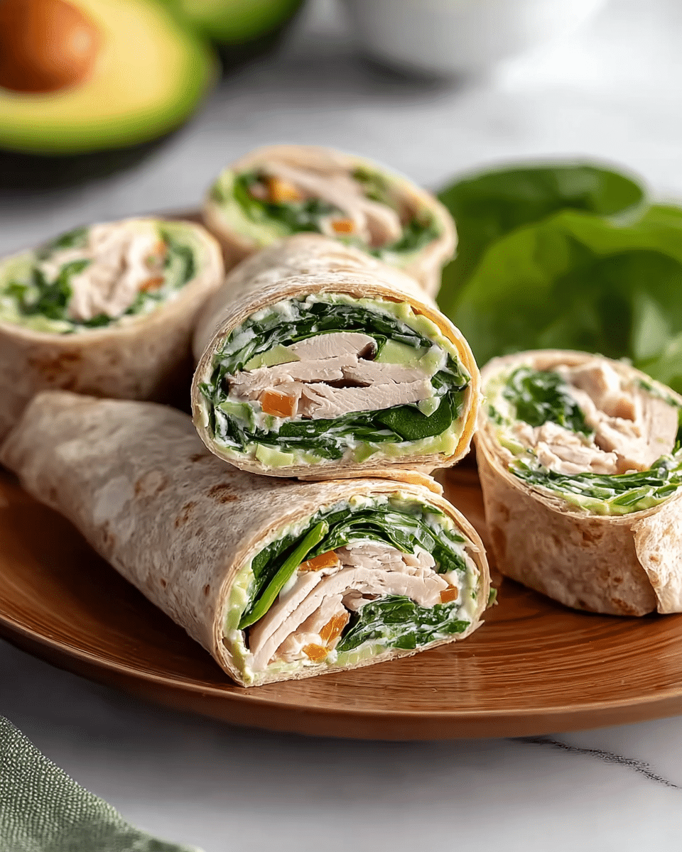 Wholesome Spinach Turkey Wrap