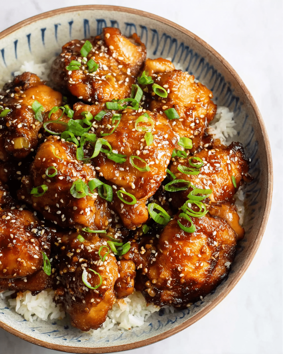 Sweet Sticky Korean Chicken