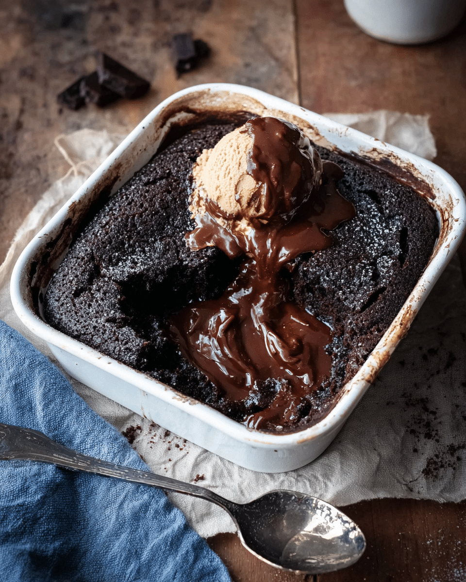 Vegan Self-Saucing Chocolate Pudding
