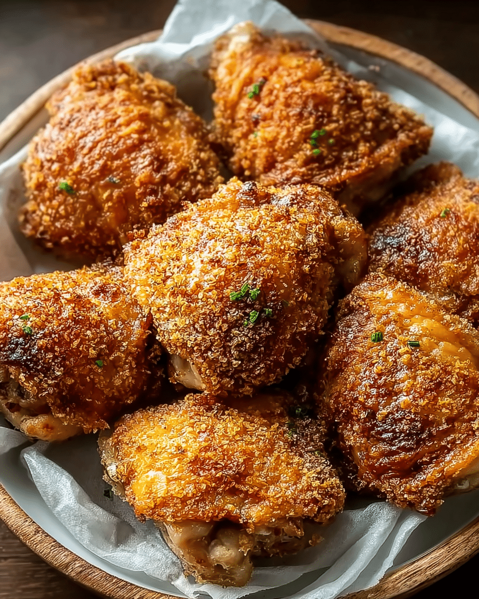 Oven-Fried Chicken Thighs