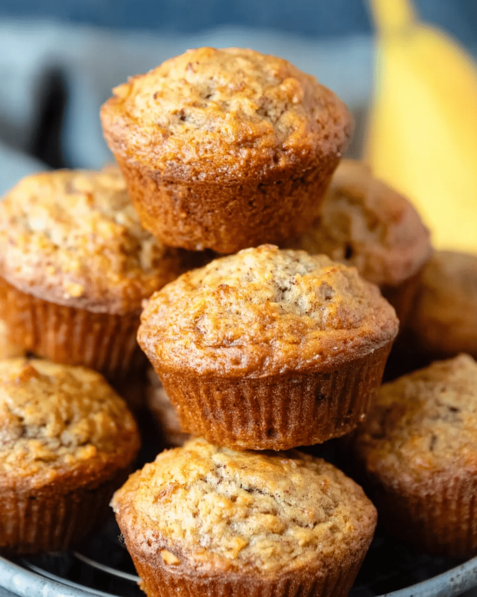 Banana Applesauce Muffins (No Sugar Added)