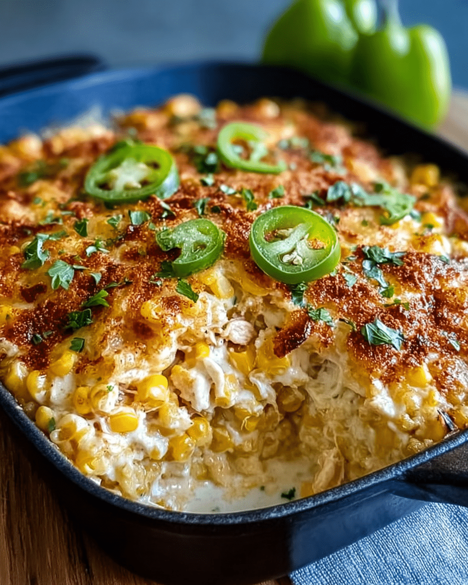 Street Corn Chicken Casserole